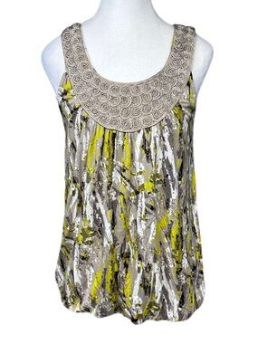 Alfani Tank Top Size Small Artsy Office Career Boho